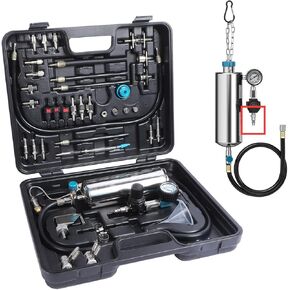 CMTOOL Fuel Injector Cleaner Kit, Automotive Fuel System Cleaning Kit, 1000ML Non-dismantle Cleaner Machine Tool for Auto Catalytic Converter/Intake Valve/Throttle Body