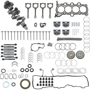 GXYWADY Engine Rebuild Kit - Crankshaft Con Rods Pistons Replacement for Elantra 2011-2014, Replacement for Elantra GT 2013, Replacement for Soul 2012-2013 1.8L