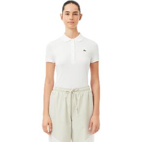 Lacoste Women's L.12.d Slim Fit Jersey Polo Shirt