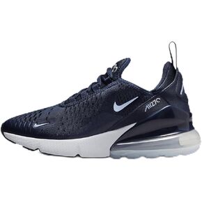 Nike Air Max 270 Big Kids' Shoes (943345-407, Obsidian/White/White/Cobalt Bliss) Size 7