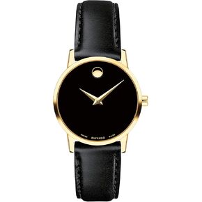 متحف Movadado Classic Women Women Watch Watch - Movement Swiss Movement ، حزام Calfskin ، مقاوم للماء إلى 3ATM - ساعة كلاسيكية - هدية لها - 28mm