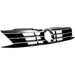 Siemid Front Grill Compatible with Volkswage.n Jetta MK6 2015 2016 2017 Insert Bumper Upper Center Grille