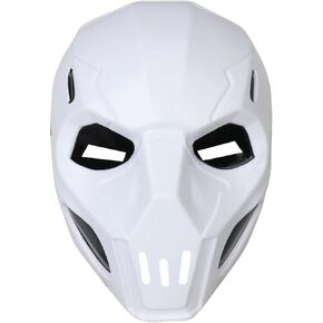 White Master Mask Hero Steampunk PVC Half Mask Halloween Costume Cosplay Props