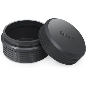 Rinfit Silicone Box for Silicone Rings - 30 Ring Capacity, Travel Organizer for Rings - Compact & Stylish Storage Solution - Black