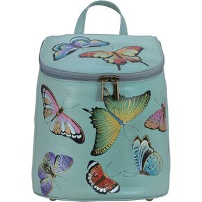 Anuschka Women’s Original Leather Hand-Painted Backpack