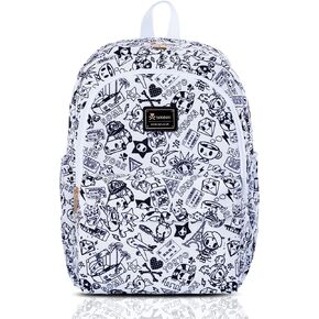 Tokidoki Travel Backpack for Women Shoulder Bag Unicorno Casual Daypack for Work Weekender Business Hiking (pink)
