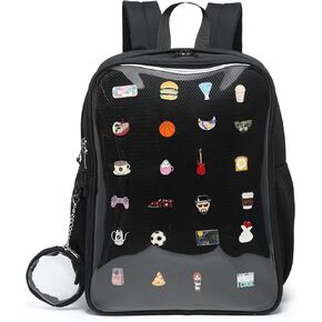 Unisex Ita Bag with insert Pin Kawaii Cute Display Backpack Anime Cosplay Outdoor Mountain Climbing