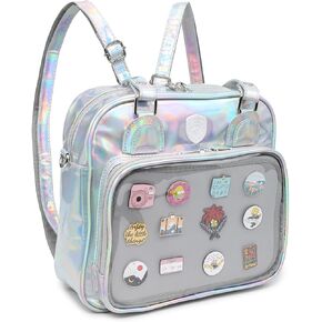 قوس قزح Smile Ita حقيبة متعددة الأغراض حقيبة ظهر Crossbody Pres