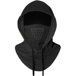 Ligart Balaclava Face Mask مع ثقوب قابلة للتنفس Sun UV Protection Cover Cover Covel Cover Cycling Fishing Black