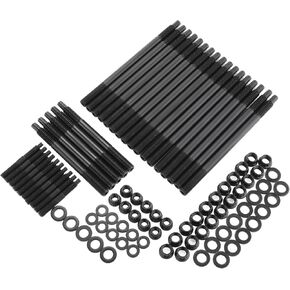 12-Point Cylinder Gasket Head Stud Bolts Nuts Set Compatible with Chevy 1997-2003 LS1 LQ9 LS6 4.8L 5.3L 5.7L 6.0L Engines