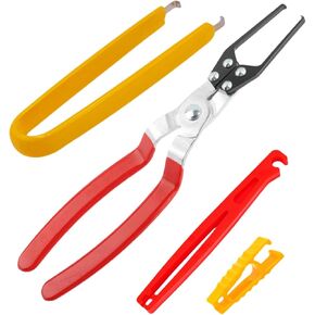 Fuse Puller Pliers, Relay Puller Pliers, 4-Pack Automotive Tools for Car Motorcycle Truck Boat Vehicles Battery Terminal Wiper Remover
