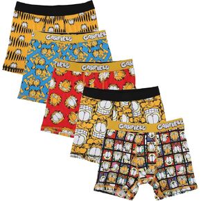 Garfield Character Art 5-Pack Boy's Boxer Briefs