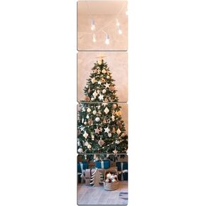 مرآة جدار غير قابلة للكسر الطول الكامل ، فوق مرآة الباب لغرفة النوم ، 4pcs 10inchx10inch أطفال المرآة الاكريليك ، مرايا شتاتية طويلة ، الأطفال غير الزجاجية على البلاط المرآة لاصق ذاتي
