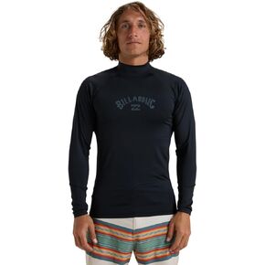 Billabong Men's Arch Performace Fit Long Sleeve Rashguard 50+ Uv Protection