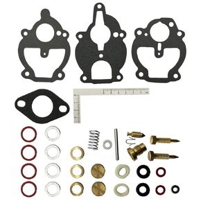 K2112 K2111 K2106 Carburetor Repair Rebuild Kit Replacement for IH Farmall 100 130 140 200 230 240 330 404 A AV B BN C Super A Super C Cub Lo-Boy 184 Cub Lo-Boy 185