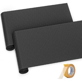 Garage Floor Mat Black, Thickness Diamond Plate Vinyl Heavy Duty Parking Mat for Garage Floor, Golf Cart Parking, Water/Stain Resistant Floor Runner (1, 4x10FT)