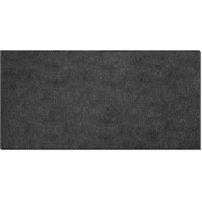 Car Oil Spill Mat 36"x 72" Reusable | Garage Floor Mat Under Car Backing Absorbent Pad Black 1 Pcs