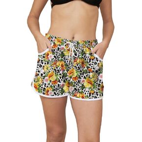 TMSD Women's Summer Board Shorts Quick Dry Beach Swim Trunks with Pocket