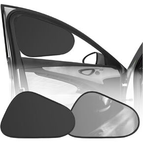 2PCS 18.9 * 13.86" Car Window Shades,Static Mounted Car Sun Shade Side Window for Blocking Sunlight & Reducing The Temperature Inside Cars,Thickened Vehicle Accessories Cars Shade (Front Window/2PCS)