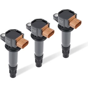 3pcs 420666145 ملفات الإشعال تتناسب مع 2017-2022 Can-Am Maverick X3 ، 2019-2022 Ski-Doo Ace 900 Turbo ، يحل محل حزم ملفات عصا # 420666145 (لعام 2017-2022 Can-AM x3)