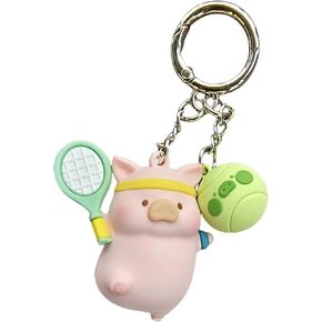 Lulu the Piggy Tennis Pig Series1 keychain keychain