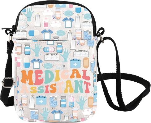 MA Medical Assistant Gift Medical Assistant Nurse Stuff Crossbody Bag MA Graduation Gift Retirement Gift Welcome Gift in Saudi Arabia