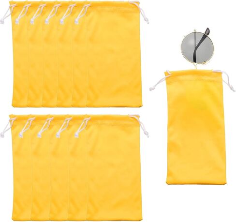 uxcell Microfiber Eyeglass Cases Glasses Pouch with Drawstring in Saudi Arabia