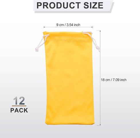 uxcell Microfiber Eyeglass Cases Glasses Pouch with Drawstring in Saudi Arabia