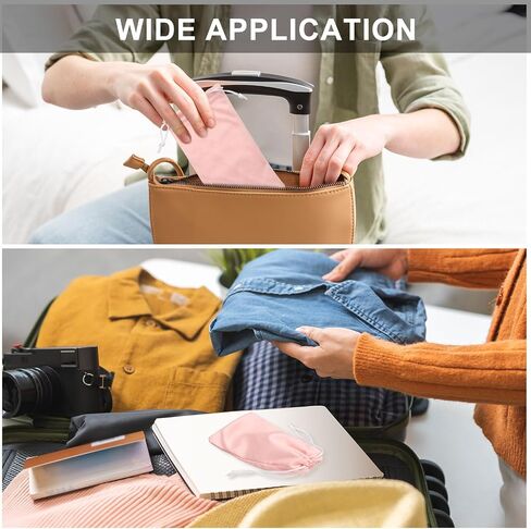 uxcell Microfiber Eyeglass Cases Glasses Pouch with Drawstring in Saudi Arabia