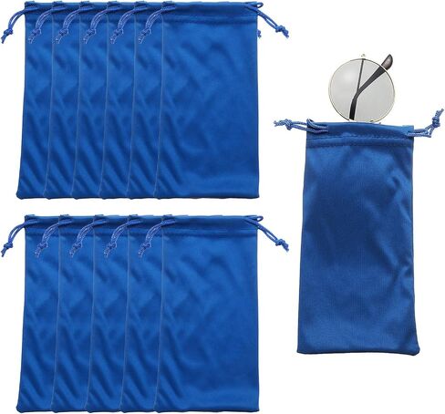 uxcell Microfiber Eyeglass Cases Glasses Pouch with Drawstring in Saudi Arabia