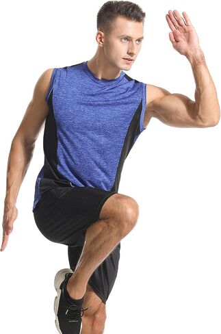 Orrpally 4 Pack Pack Oction Tank Tops for Mens Quick Drylyless Gyless Gym Muscle Tank Top in Kuwait
