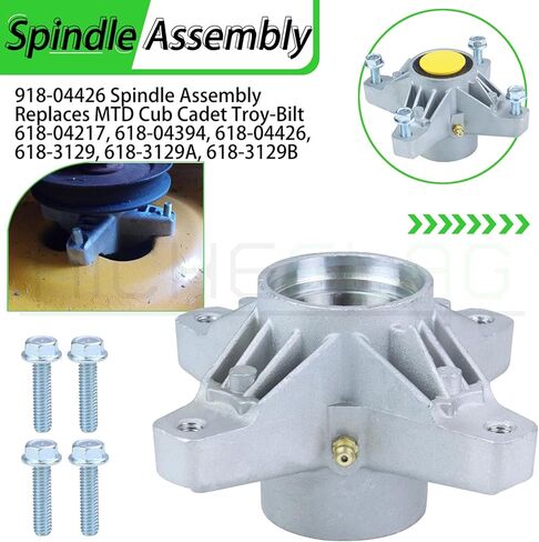 3 Pack 918-04426 Spindle Assembly Kit Replaces 918-3129C, Cub Cadet 618-04426 Spindle Assembly Cub Cadet 618-3129A, 618-3129C, 918-04217 for Cub Cadet Z Force 48 50 44 LT1018 GT2554 Tractors in Kuwait