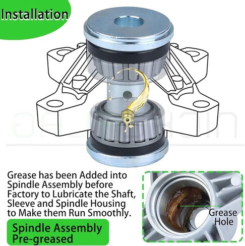 3 Pack 918-04426 Spindle Assembly Kit Replaces 918-3129C, Cub Cadet 618-04426 Spindle Assembly Cub Cadet 618-3129A, 618-3129C, 918-04217 for Cub Cadet Z Force 48 50 44 LT1018 GT2554 Tractors in Kuwait