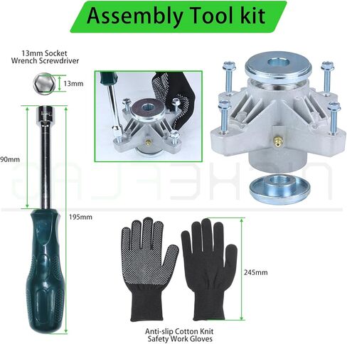 3 Pack 918-04426 Spindle Assembly Kit Replaces 918-3129C, Cub Cadet 618-04426 Spindle Assembly Cub Cadet 618-3129A, 618-3129C, 918-04217 for Cub Cadet Z Force 48 50 44 LT1018 GT2554 Tractors in Kuwait