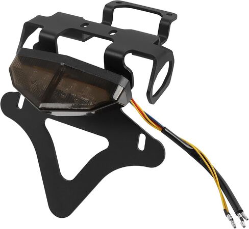 طقم دراجة نارية Tail Fender Fender Kit مع استبدال مصباح اللوحة لـ Kawasaki Klx230 Klx230r Klx230S KLX230SM KLX230SE 2021-2024 حامل لوحة رخصة الألومنيوم CNC (الأحمر) in Kuwait