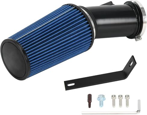 PTNHZ 6.4L Powerstroke 4" Cold Air Intake Pipe Kit W/Oiled Filter Replacement With 2008-2010 Ford F-250 F-350 F-450 Super Duty 6.4L Diesel in Saudi Arabia