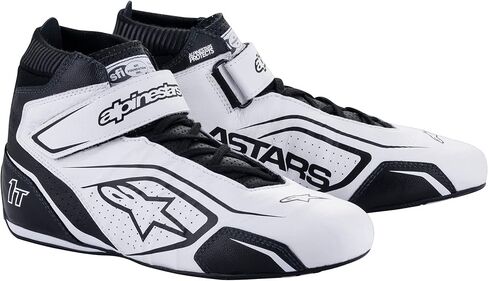 Alpinestars Driving Shoe, Tech 1-T V3, Mid-Top, SFI 3.3/5, Leather Outer, Nomex Inner, Black/Fluorescent Yellow, Size 8.5, Pair in Kuwait