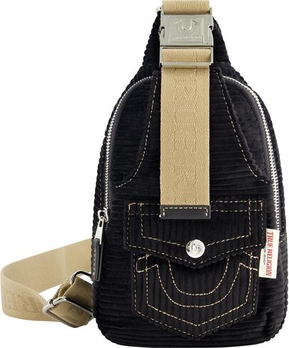 True Religion Women's Sling Bag, Small Travel Backpack with Adjustable Shoulder Crossbody Strap in Kuwait