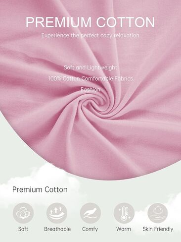 COLORFULLEAF Women's 100% Cotton Robe Lightweight 3/4 Sleeve Zip Front Robes Soft Knee Length Bathrobe Housecoat in Saudi Arabia