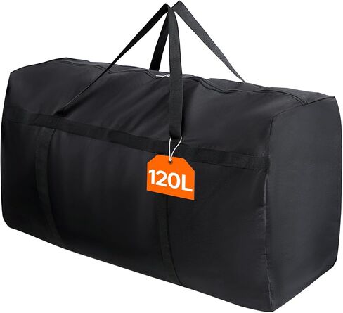 Lifewit 120L Ertra Large Storage Duffle Bag for Traveling, Folable Moving Bags with Zippers and Handles, Heavy Duty Storage Bags Big Totes for Travel, Camping, Storage Bins with Lids for Luggage in Saudi Arabia