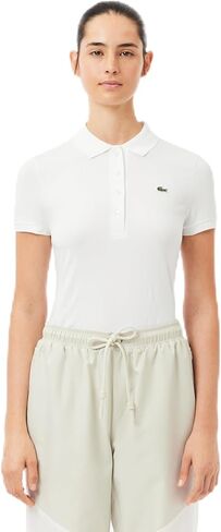 Lacoste Women's L.12.d Slim Fit Jersey Polo Shirt in Saudi Arabia