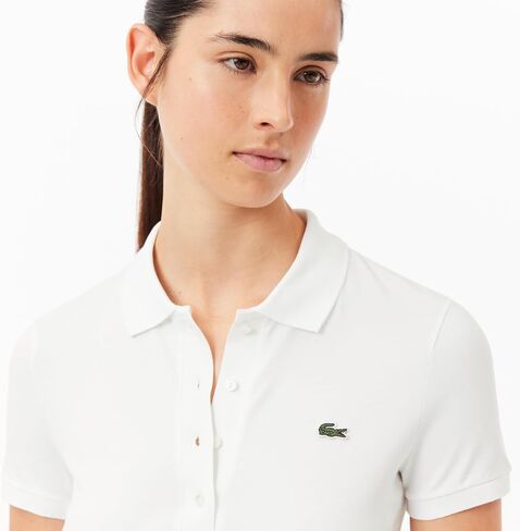 Lacoste Women's L.12.d Slim Fit Jersey Polo Shirt in Saudi Arabia