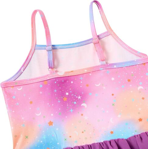Ballet Leotards for Girls Gymnastics Leotards with Skirt Camisole Dance Outfit 4-8 Years in Saudi Arabia