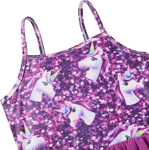 Ballet Leotards for Girls Gymnastics Leotards with Skirt Camisole Dance Outfit 4-8 Years in Saudi Arabia