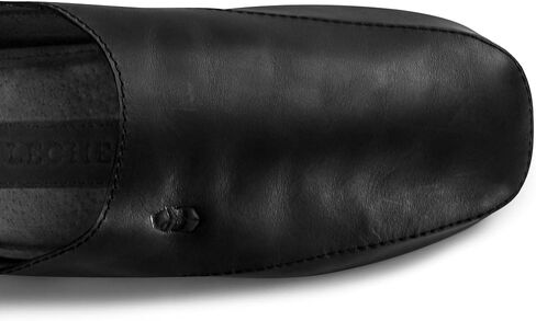 La Leche, Japanese Uwabaki Style Slippers, Slip-On Slippers, Indoor Slippers, Shoes for Home, Full Grain Leather & Memory Foam, Handmade in Saudi Arabia