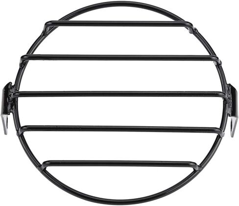 Headlight, 6.5" Motorcycle Side Mount Headlight Round Grill Cover Mask Fits for Chopper Racer Motorcycle Headlight Lens Cover in Kuwait