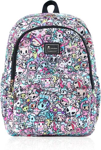 Tokidoki Backpack with Unicorno Keychain Travel Backpack for Women Casual Daypack for Work Weekender Business (multicolor) in Saudi Arabia