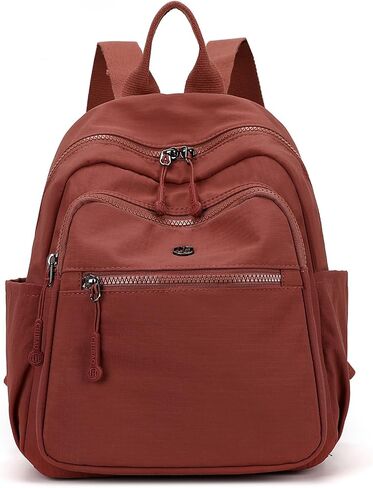 Backpack Purse for Women Ladies Nylon Bag Casual Daypack Travel Shopping Pack (B Style Cream White) in Saudi Arabia