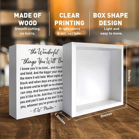 Nursery Religious Desk Decor Wooden Sign, Nursery Christian Bible Verse Decoration for Playroom Toddler Baby Room Kid's Bedroom Scripture Decor, Nursery Gift for Baby Boy Girl Newborn Kids in Kuwait