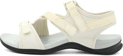 UBFEN WOMENS المشي لمسافات طويلة مريحة رياضة المشي المشي في الهواء الطلق الصنادل المياه الرياضية مع ثلاثة أحزمة قابلة للتعديل in Kuwait